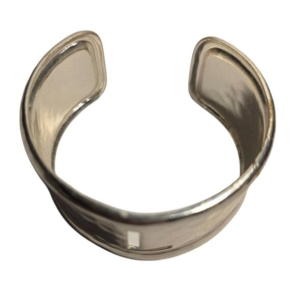 Rustic Cuff Silver-Tone "L" Initial Bracelet womens jewelry monogram - Picture 2 of 4